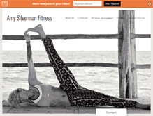 Tablet Screenshot of amysilvermanfitness.com